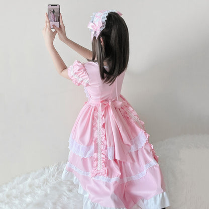 JK Lolita Bow Cosplay Dresses SE21699