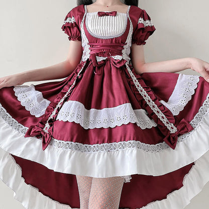 JK Lolita Bow Cosplay Dresses SE21699
