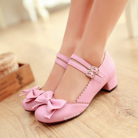 JK Lolita Bow Shoes SE21130