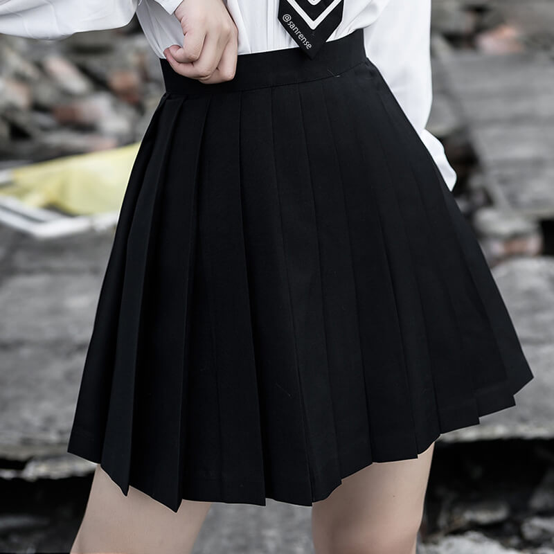 JK Sailor Coat Pleated Skirt Suit SE21223