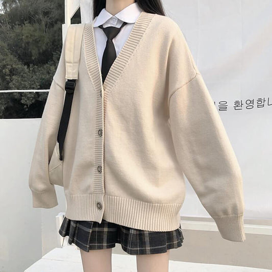 Japanese JK Cardigan Sweater Coat SE21235