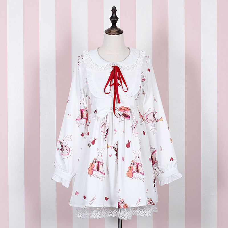 Japanese Lolita Rabbit Bow Dresses SE20320