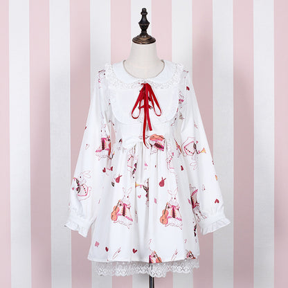 Japanese Lolita Rabbit Bow Dresses SE20320