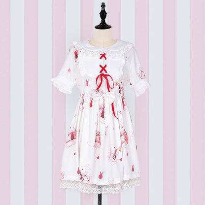 Japanese Lolita Rabbit Bow Dresses SE20320