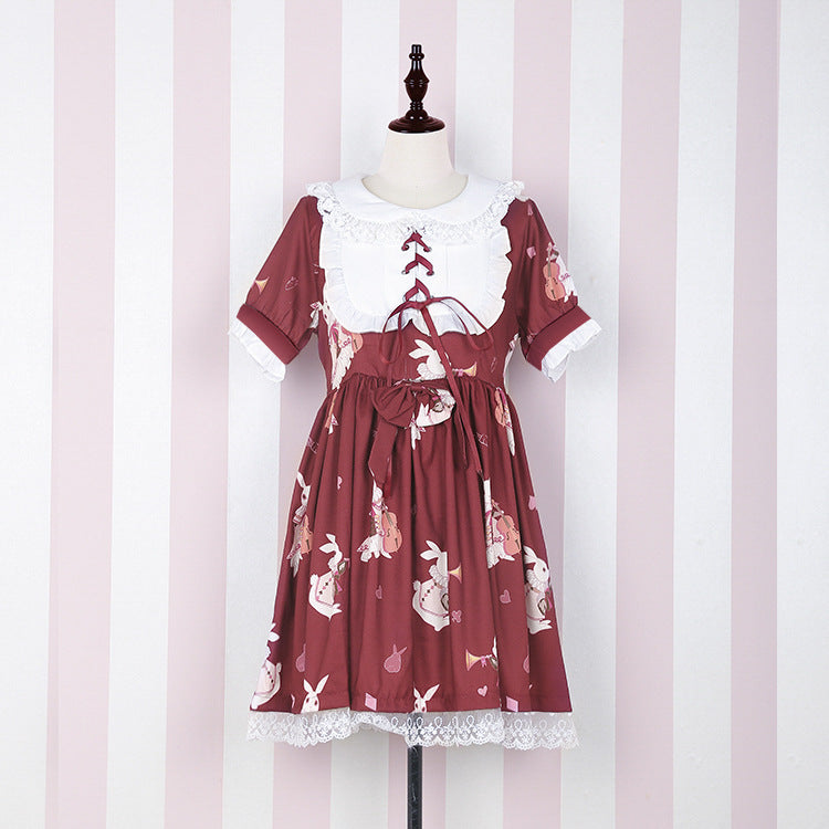 Japanese Lolita Rabbit Bow Dresses SE20320