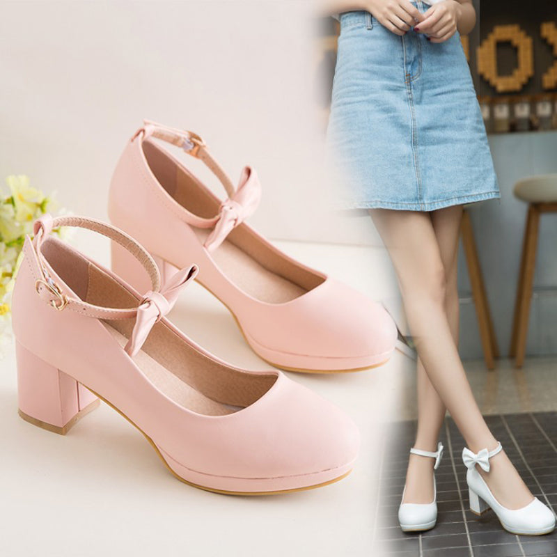 Japanese Lolita Cute Bow Princess Shoes SE20111