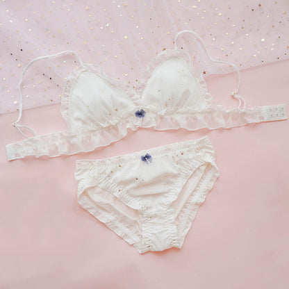 Japanese Sweet Starry Underwear Bra Set SE20417