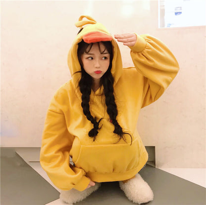 Cute Yellow Hoodie SE20602