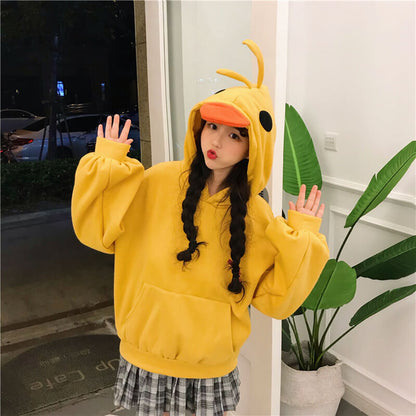 Cute Yellow Hoodie SE20602
