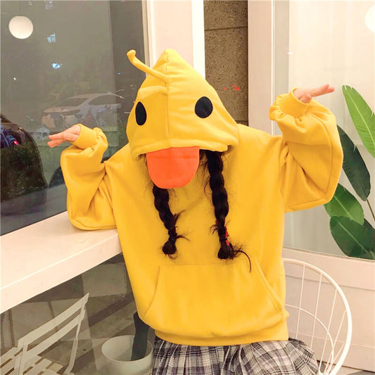 Cute Yellow Hoodie SE20602