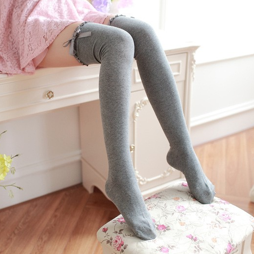 Sweet bowknot stockings SE8637