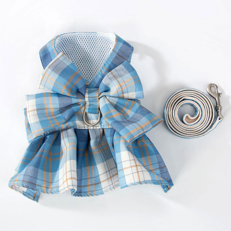 Kawaii Bow Cat Harness with Pet Leash SE22631
