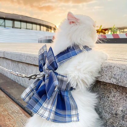 Kawaii Bow Cat Harness with Pet Leash SE22631