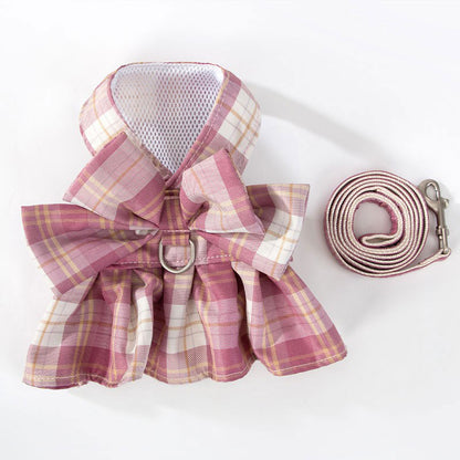 Kawaii Bow Cat Harness with Pet Leash SE22631