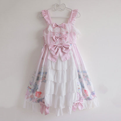 Kawaii Cat Lolita Bow Dress SE22347