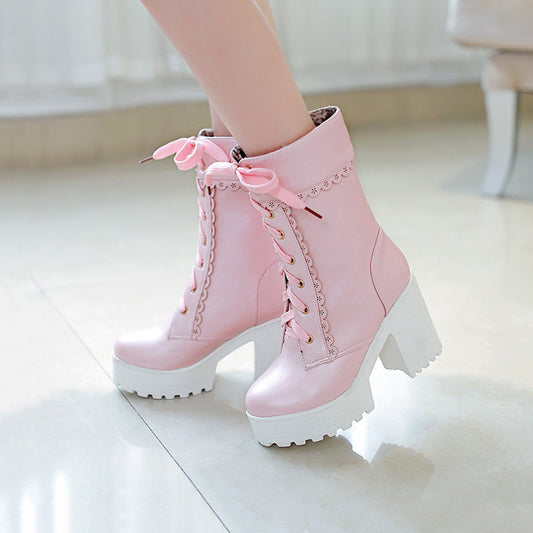 Kawaii Heels Boots SE10574