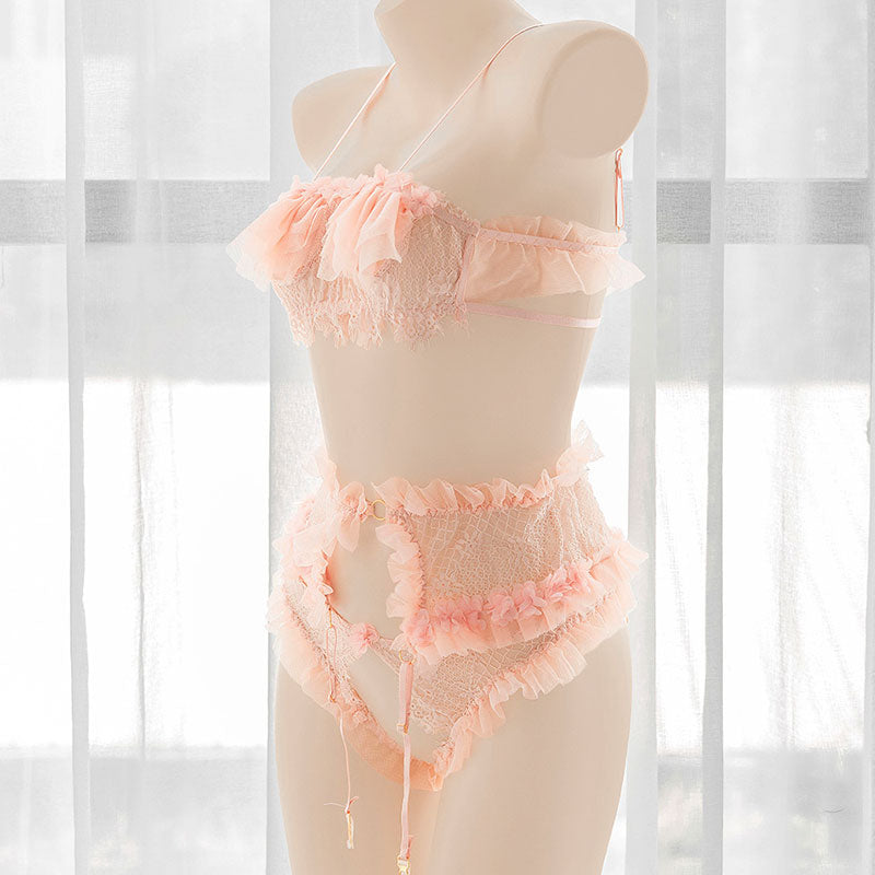 Kawaii Pink Flower Lingerie SE22423