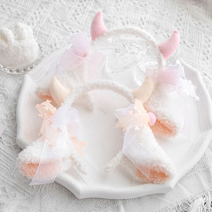 Kawaii Plush Sheep Ear Hairpin SE22391
