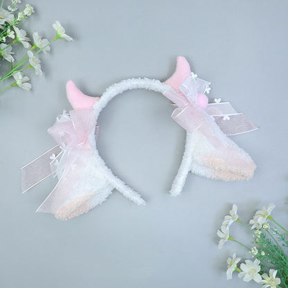 Kawaii Plush Sheep Ear Hairpin SE22391