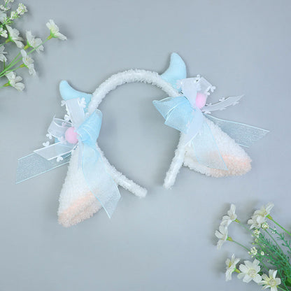 Kawaii Plush Sheep Ear Hairpin SE22391