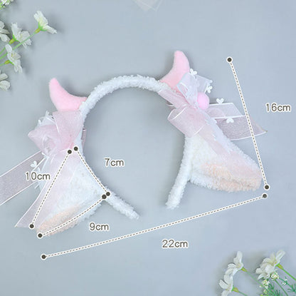 Kawaii Plush Sheep Ear Hairpin SE22391