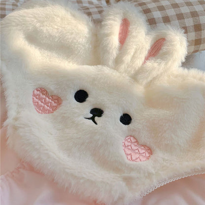 Kawaii Rabbit Bear Plush Panties SE22539