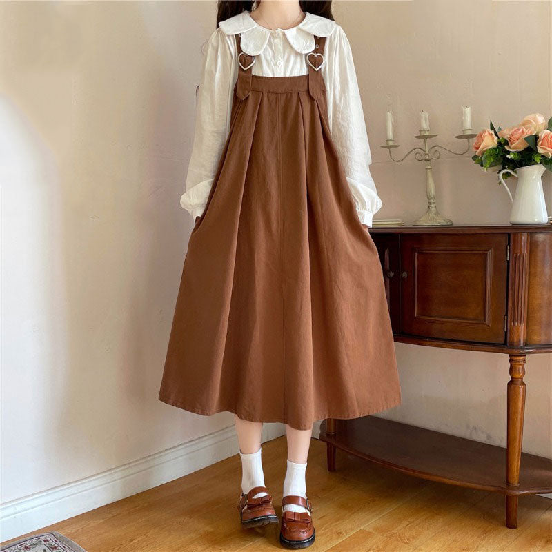 Kawaii Shirt Strap Dress Set SE22441