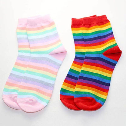 Kawaii Girl Rainbow Socks SE20536