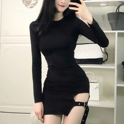 Korean sexy strap skirt night dress  SE11029