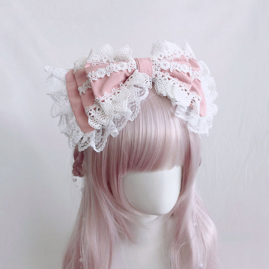 Lace Bow Kawaii Headband SE22486