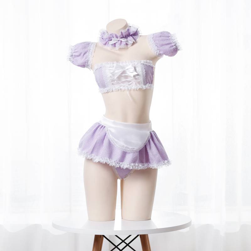 Lace Bow Maid Skirt Set SE22141