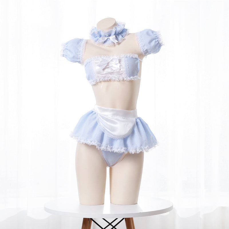 Lace Bow Maid Skirt Set SE22141