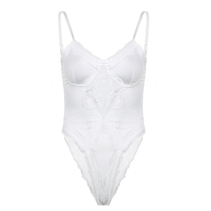 Lace Bow Sling Top SE22045