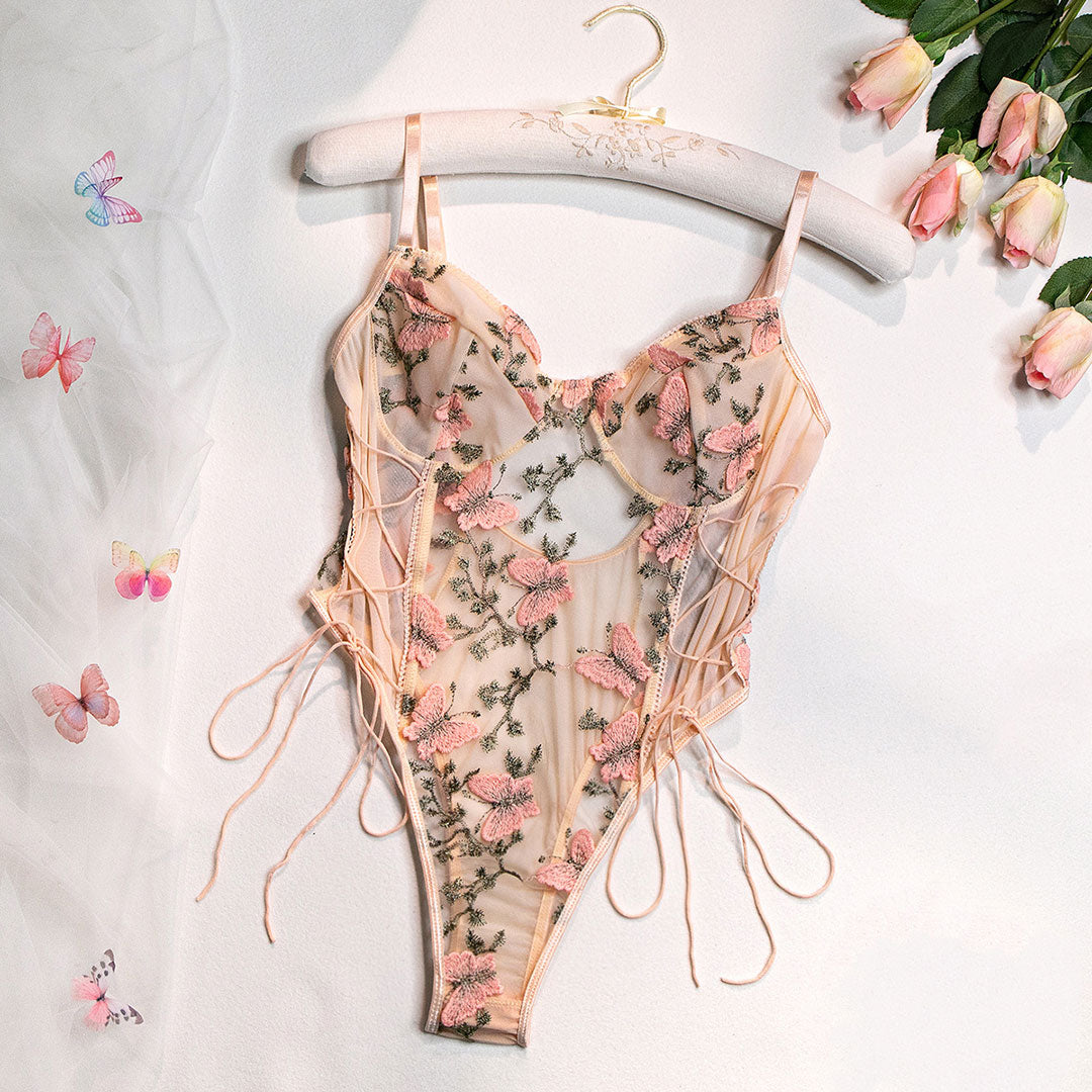 Lace Butterfly Flower Lingerie SE22619
