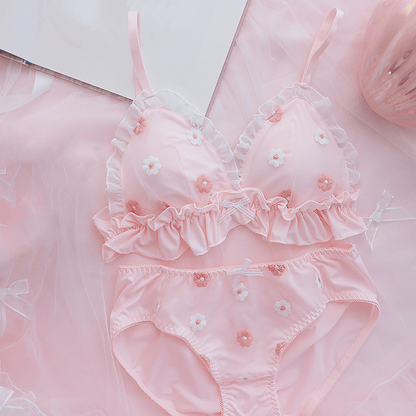 Lace Flower Bow Underwear SE22015