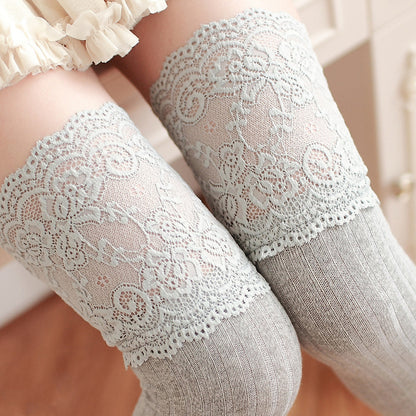 Lace Flower Stockings SE22102