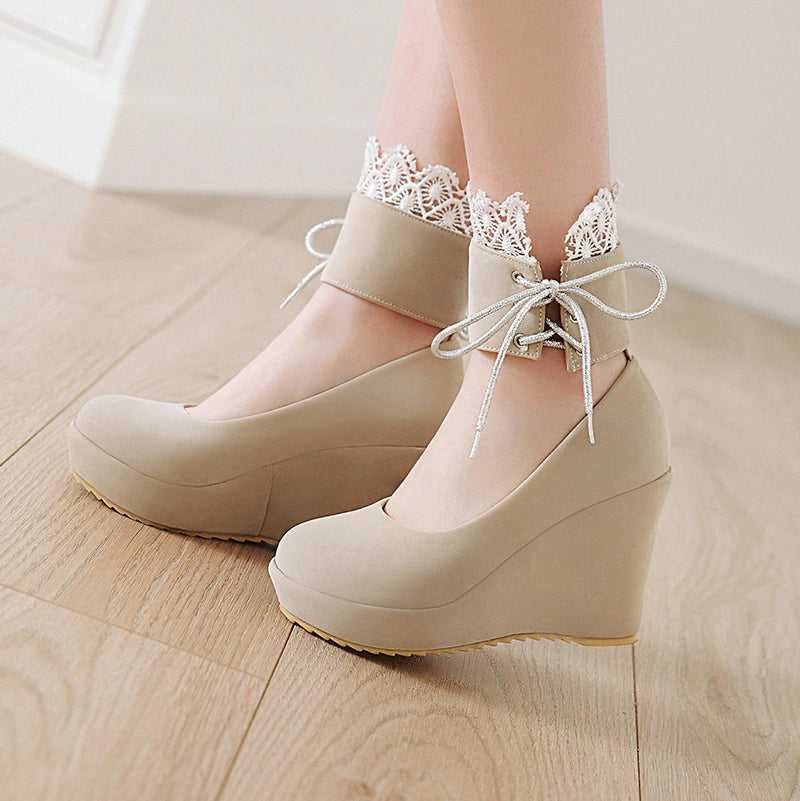 Lace Flower Shoes SE22042