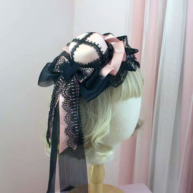 Lace Lolita Bow Headband SE22674