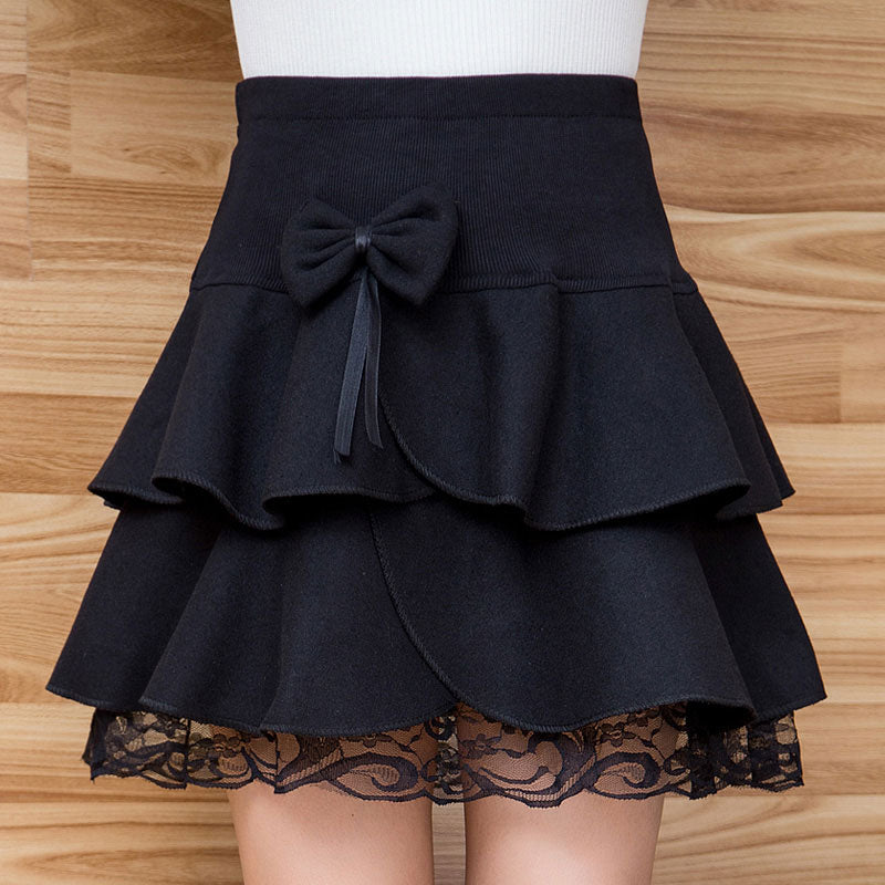 Lace Women Bow Skirt SE8907