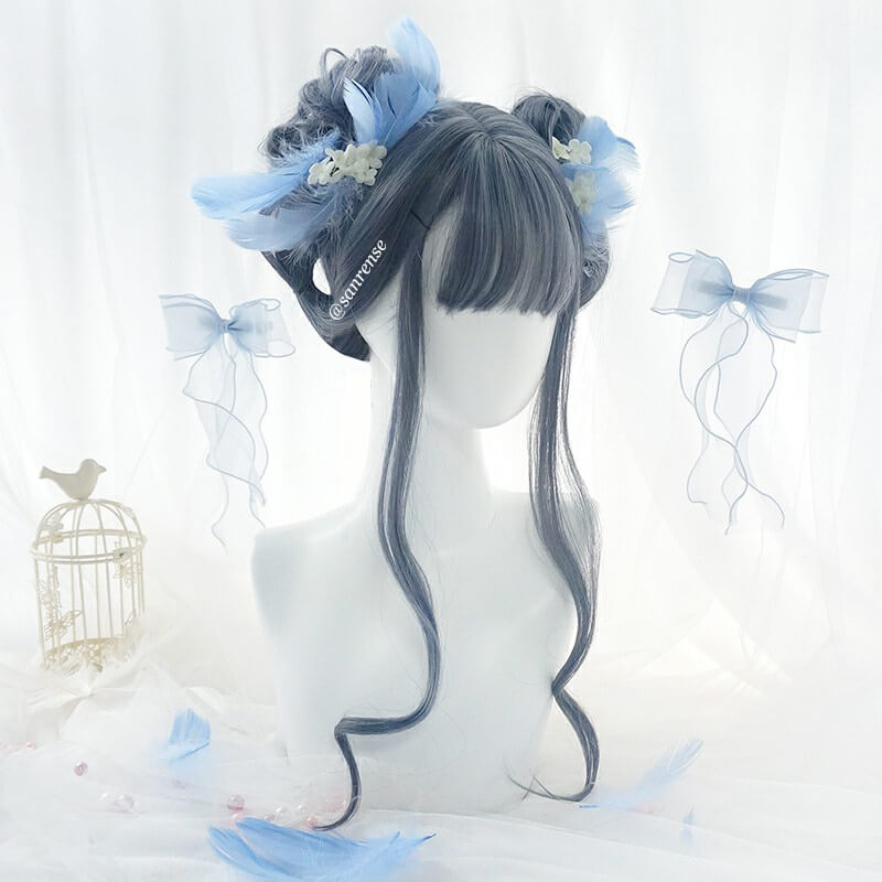 Lolita Blue Grey Wig SE21166