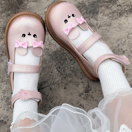 Lolita Bow Bear Shoes SE21387