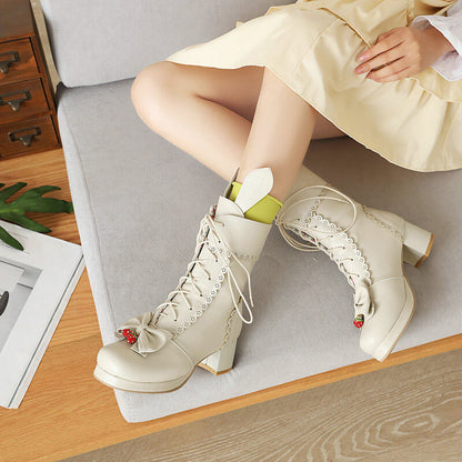 Lolita Bow Bunny Boots SE21934
