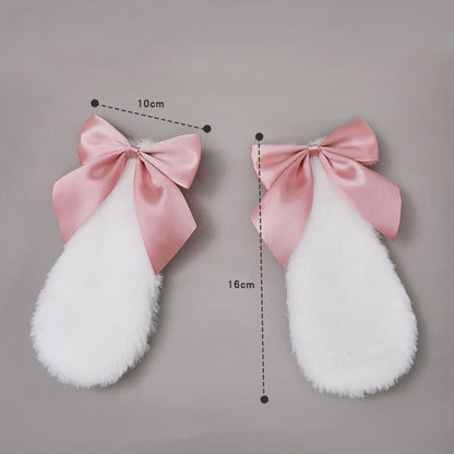 Lolita Bow Bunny Ear Hairpin SE22225