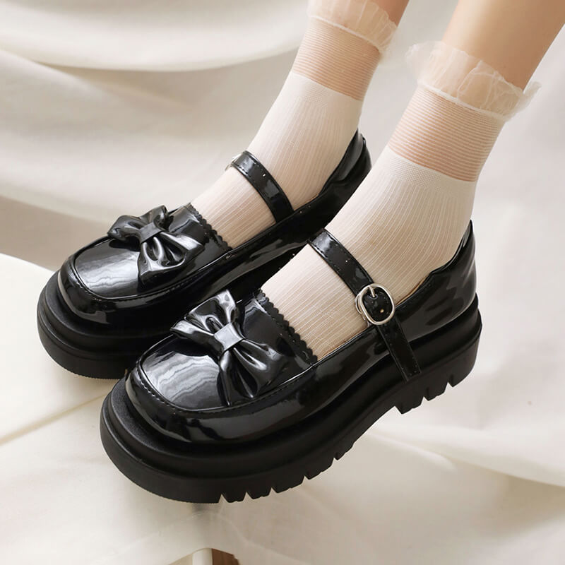 Lolita Bow Platform Shoes SE21823