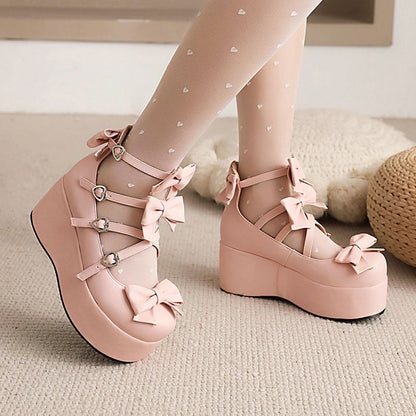 Lolita Bow Platform Shoes SE22240