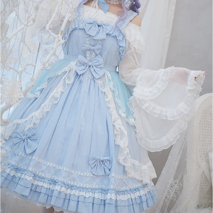 Lolita Bow Suspender Dress Set SE21735