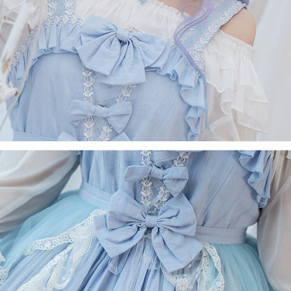 Lolita Bow Suspender Dress Set SE21735