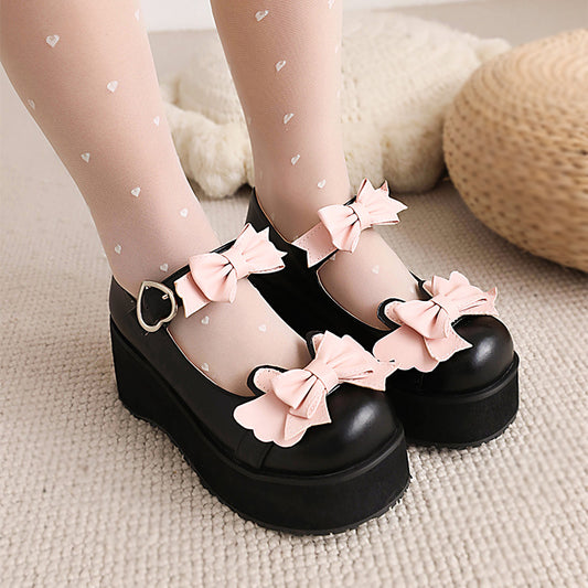 Lolita Bunny Bow Shoes SE22107