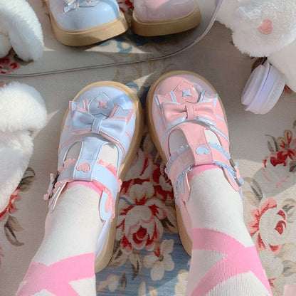 Lolita Bunny Pastel Bow Shoes SE22197