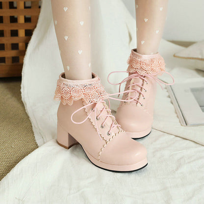 Lolita Flower Boots SE21882